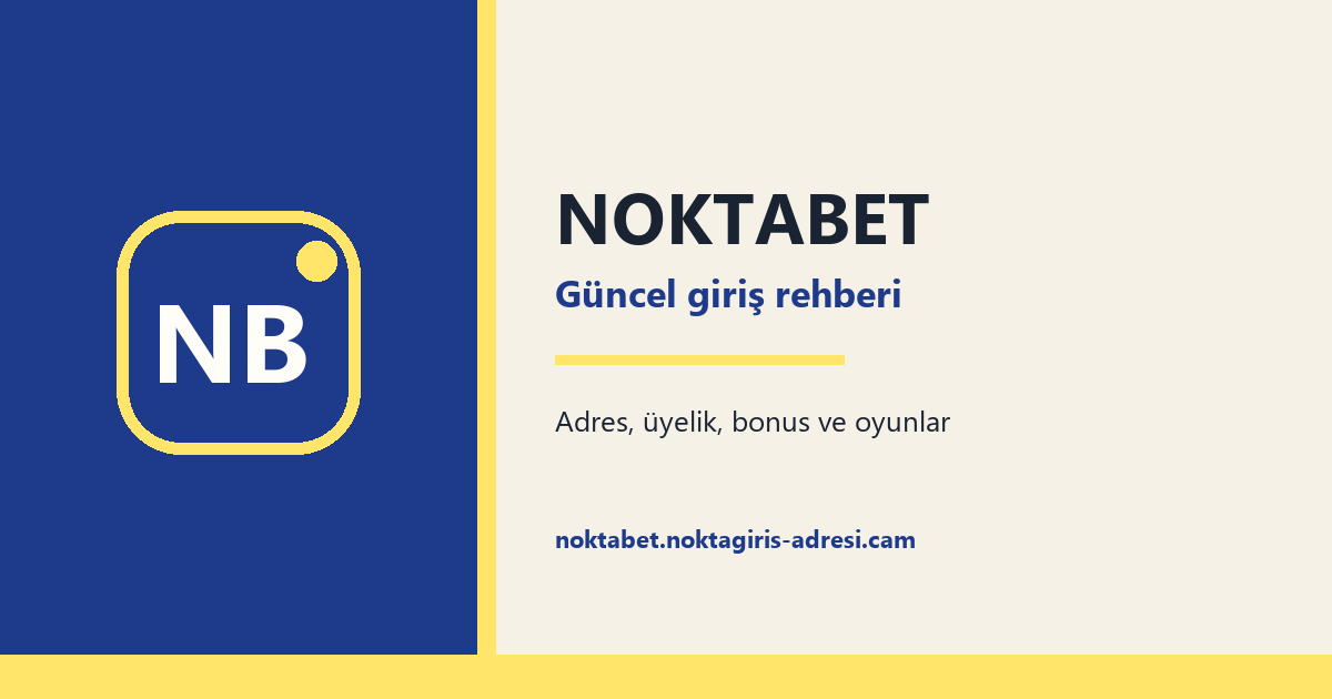 Titelbild des Noktabet-Anmeldeleitfadens